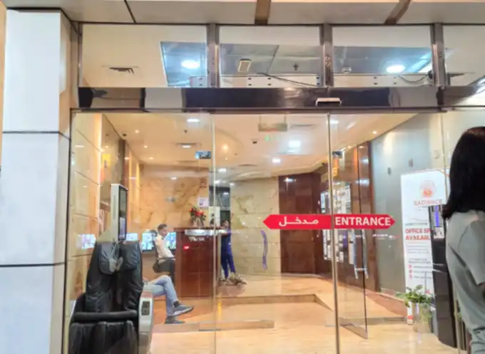 Main entrance of Mai Tower, Al Nahda 1, Dubai